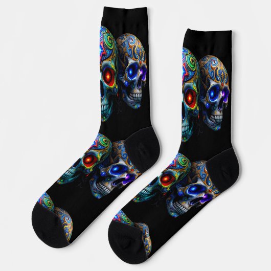 Bright Socks Skull Pics 0037633 ソックス (左)
