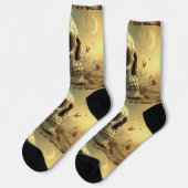 Bright Socks Skull Pics 0037642 ソックス (左)