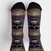 Bright Socks Skull Pics 0037644 ソックス (上部)