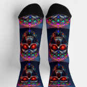 Bright Socks Skull Pics 0037646 ソックス (上部)