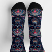 Bright Socks Skull Pics 0037652 ソックス (上部)