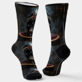 Bright Socks Skull Pics 0037654 ソックス (傾斜あり)