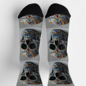 Bright Socks Skull Pics 0037655 ソックス (上部)