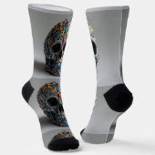 Bright Socks Skull Pics 0037655 ソックス (傾斜あり)