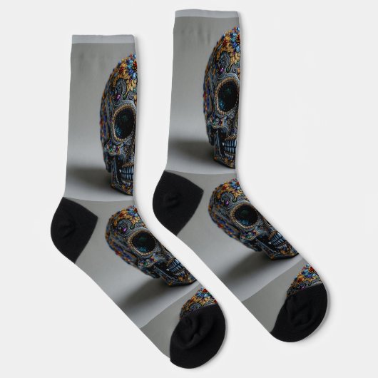 Bright Socks Skull Pics 0037655 ソックス (右)