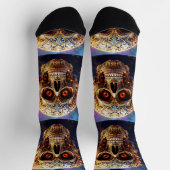Bright Socks Skull Pics 0037657 ソックス (上部)