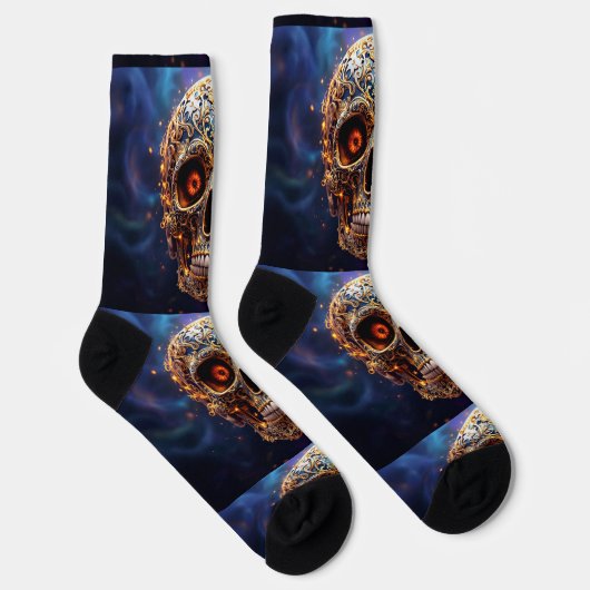 Bright Socks Skull Pics 0037657 ソックス (右)