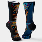 Bright Socks Skull Pics 0037658 ソックス (傾斜あり)