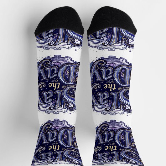 Bright Socks Slay The Day 0044037 ソックス (上部)