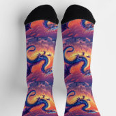 Bright Socks UNISEX Dragon Fire 0040759 ソックス (上部)