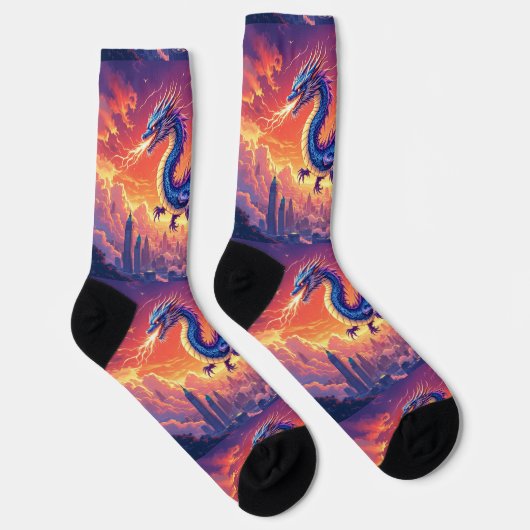 Bright Socks UNISEX Dragon Fire 0040759 ソックス (右)