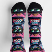Bright Socks UNISEX Purr-fectly Cool Cat 0040755 ソックス (上部)