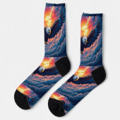 Bright Socks UNISEX Sun Eagle 0040751 ソックス (左)