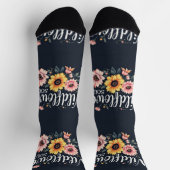 Bright Socks Wildflower Soul 0044009 ソックス (上部)