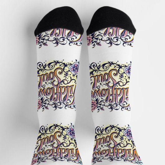 Bright Socks Wildflower Soul 0044042 ソックス (上部)