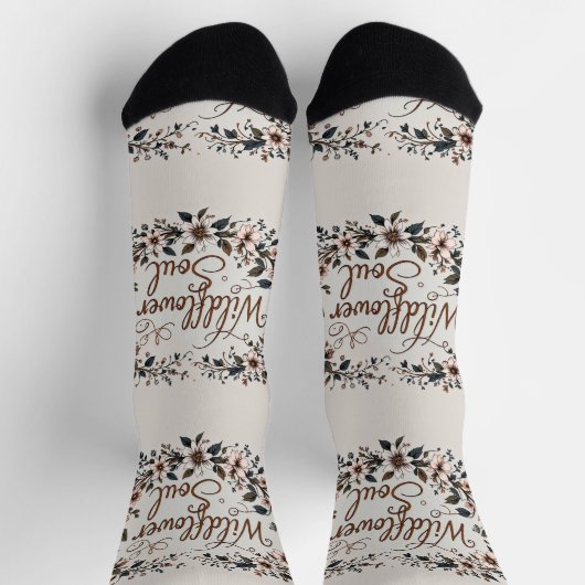 Bright Socks Wildflower Soul 0044046 ソックス (上部)