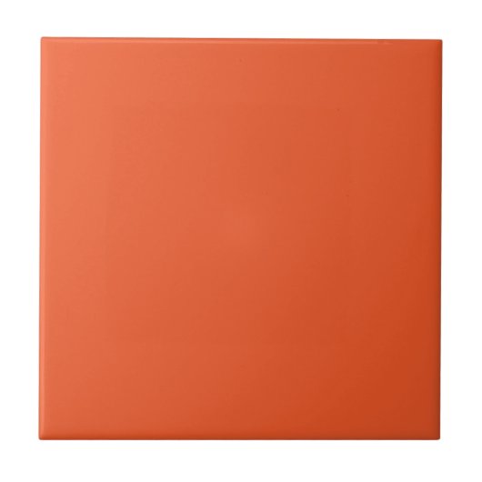 Bright Solid Orange Background  タイル (正面)