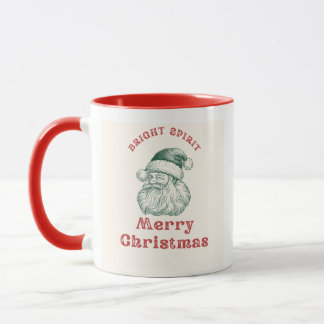Bright Spirit Santa Mug – Merry Christmas Edition マグカップ