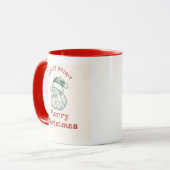 Bright Spirit Santa Mug – Merry Christmas Edition マグカップ (正面左)