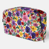 Bright Spring Pansies Floral Garden Pattern ドップキット (右コーナー)