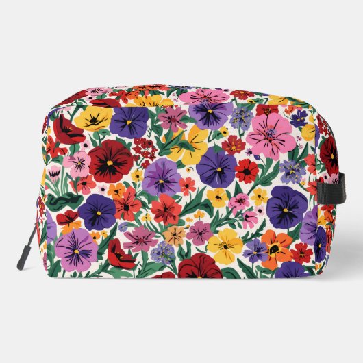 Bright Spring Pansies Floral Garden Pattern ドップキット (裏面)