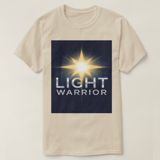 Bright Star Shine Light Warrior メンズ Tシャツ (デザイン正面)