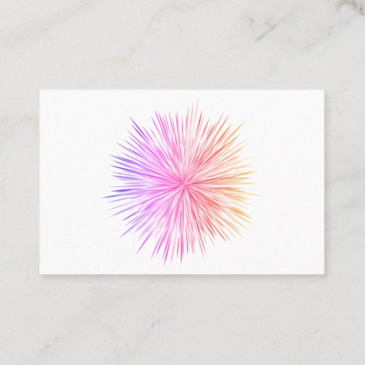 Bright Starlightカラフル名刺 名刺 (裏面)