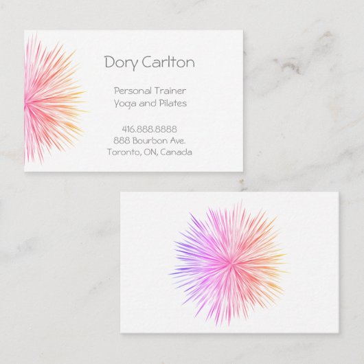 Bright Starlightカラフル名刺 名刺 (正面/裏面)