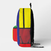 "Bright Start" Primary School Bag/Custom Monogram プリントバックパック (右)