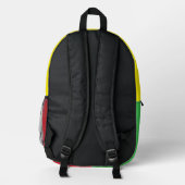 "Bright Start" Primary School Bag/Custom Monogram プリントバックパック (裏面)