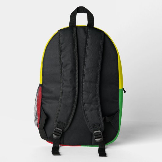 "Bright Start" Primary School Bag/Custom Monogram プリントバックパック (裏面)