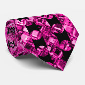 Bright Stylish Purple Glitter Pattern ネクタイ (ロール)