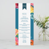 Bright Summerカラフル結婚のフラットメニュー メニュー (スタンド正面)