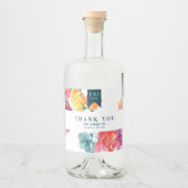 Bright Summer "Thank you"酒ボトルラベル リキュールボトルラベル (正面)