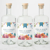 Bright Summer "Thank you"酒ボトルラベル リキュールボトルラベル (ボトル)