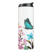 Bright Summer Wildflower Border Design タンブラー (回転左)