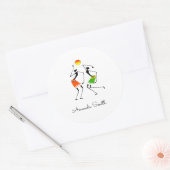 Bright Sun 素晴らし Dance iPhone / iPadケース ラウンドシール (封筒)