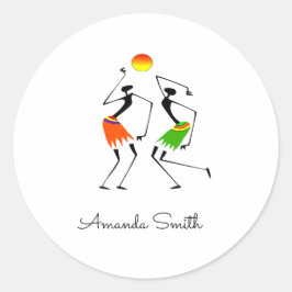 Bright Sun 素晴らし Dance iPhone / iPadケース ラウンドシール