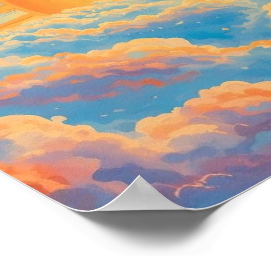 Bright Sun and Heavy Clouds ポスター (角)