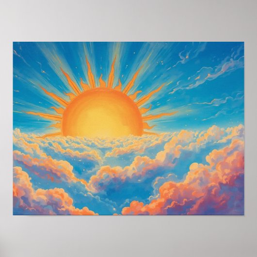 Bright Sun and Heavy Clouds ポスター (正面)