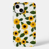 Bright sunflower pattern Case-Mate iPhoneケース (裏面)