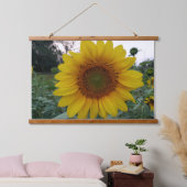 Bright Sunflower Photo Tapestry for Wall Decoratio 吊り下げ型タペストリー (寝室)