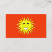 Bright Sunshineカスタマイズ可能な名刺 名刺 (裏面)