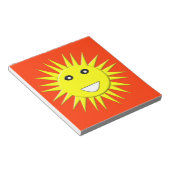 Bright Sunshineメモ帳 ノートパッド (アングル)