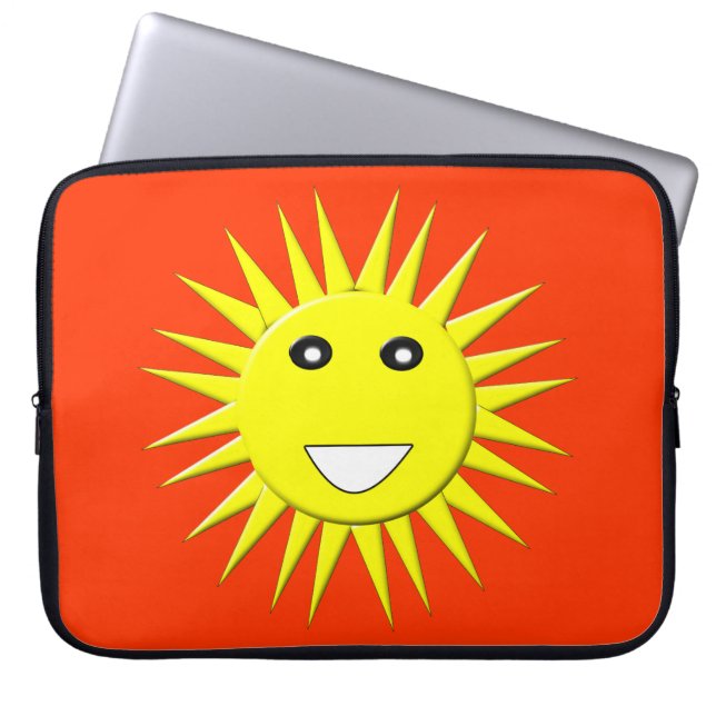 Bright Sunshine Laptopバッグ ラップトップスリーブ (正面)