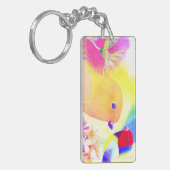 Bright Tie-Dye Birds キーホルダー (正面左)