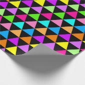 Bright Triangle Groovy Print Gift Wrapping Paper ラッピングペーパー (角)