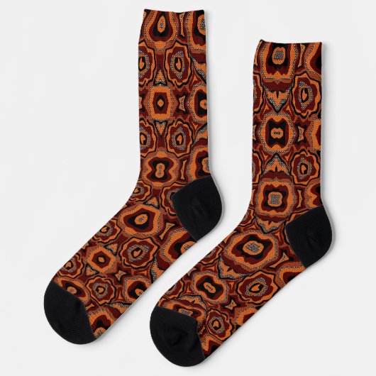 Bright tribal African pattern. ソックス (左)