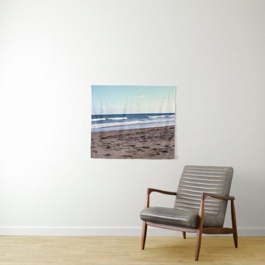 Bright Tropical Florida Coastline View タペストリー (インサイチュ(横))