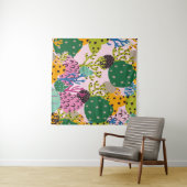 Bright underwater illustration pattern with beauti タペストリー (インサイチュ(横))